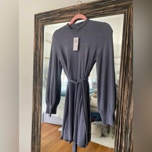 A&F thin sweater dress- NWT and very soft! Pretty pale blue